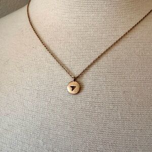 Elegant Gold Compass Pendant Necklace